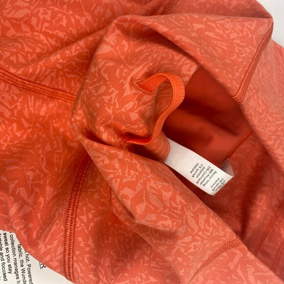 NWT Lululemon Wunder Train High-Rise Tight Women's Size 2 Orange - Picture 7 of 14